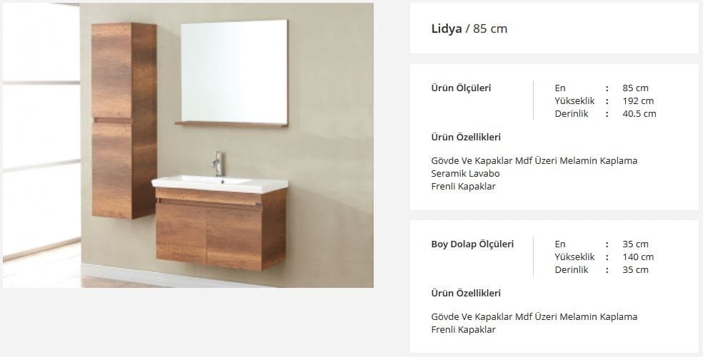 BANYO DOLAPLARI